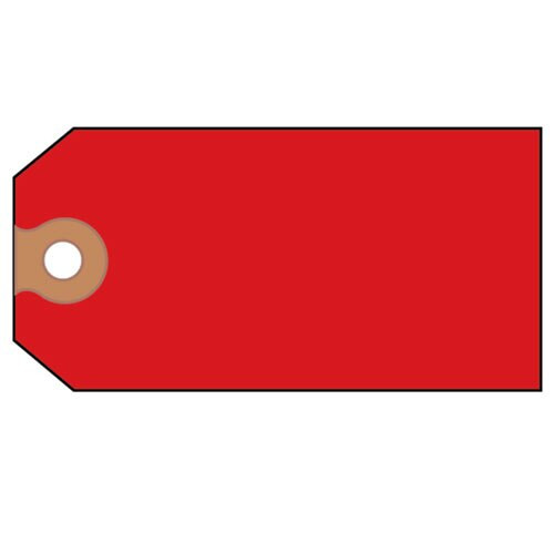 Unstrung Shipping Tags, Paper, 4 3/4 X 2 3/8, Red, 1,000/box Unstrung Shipping Tags, Paper, 4 3/4 X 2 3/8, Red, 1,000/box
