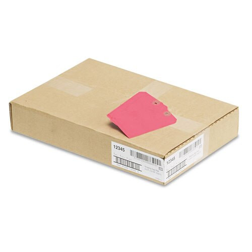 Unstrung Shipping Tags, Paper, 4 3/4 X 2 3/8, Red, 1,000/box Unstrung Shipping Tags, Paper, 4 3/4 X 2 3/8, Red, 1,000/box