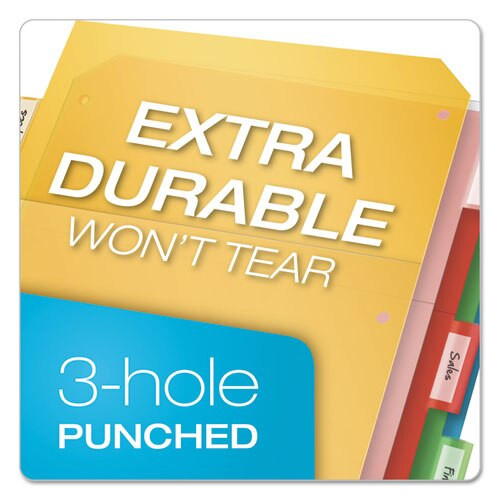 Poly Ring Binder Pockets, 11 X 8 1/2, Letter, Assorted Colors, 5/pack Poly Ring Binder Pockets, 11 X 8 1/2, Letter, Assorted Colors, 5/pack
