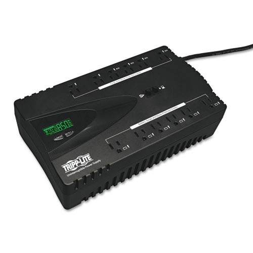 Eco Series Energy-saving Standby Ups, Usb, Lcd Display, 12 Outlets, 850 Va, 420j Eco Series Energy-saving Standby Ups, Usb, Lcd Display, 12 Outlets, 850 Va, 420j