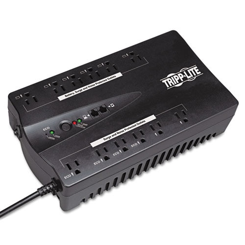 Eco Series Energy-saving Standby Ups, Usb, Lcd Display, 12 Outlets, 850 Va, 420j Eco Series Energy-saving Standby Ups, Usb, Lcd Display, 12 Outlets, 850 Va, 420j