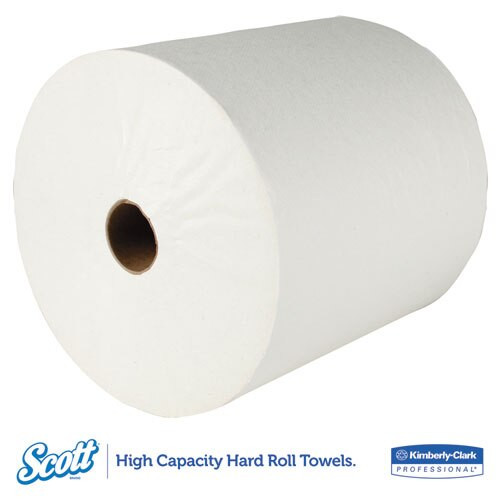 Essential High Capacity Hard Roll Towel, 1.5" Core, 8 X 1000 Ft, Recycled, White, 6/carton Essential High Capacity Hard Roll Towel, 1.5" Core, 8 X 1000 Ft, Recycled, White, 6/carton