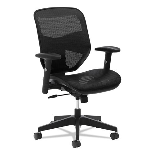 Vl534 Mesh High-back Task Chair, Supports Up To 250 Lbs., Black Seat/black Back, Black Base Vl534 Mesh High-back Task Chair, Supports Up To 250 Lbs., Black Seat/black Back, Black Base