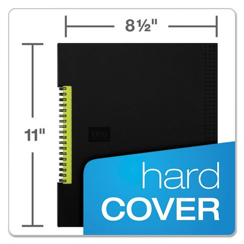 Idea Collective Professional Wirebound Hardcover Notebook, 8 1/2 X 11, Black Idea Collective Professional Wirebound Hardcover Notebook, 8 1/2 X 11, Black