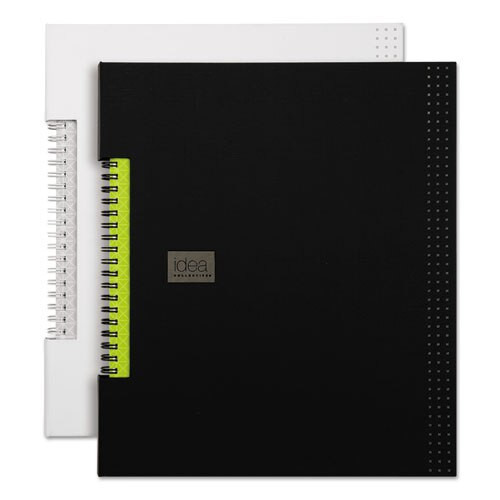Idea Collective Professional Wirebound Hardcover Notebook, 8 1/2 X 11, Black Idea Collective Professional Wirebound Hardcover Notebook, 8 1/2 X 11, Black