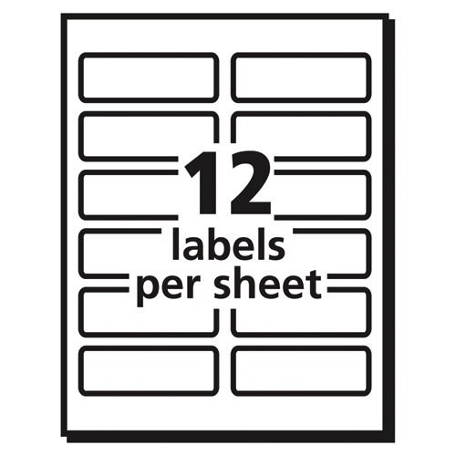 Vibrant Laser Color-print Labels W/ Sure Feed, 1 1/4 X 3 3/4, White, 300/pack Vibrant Laser Color-print Labels W/ Sure Feed, 1 1/4 X 3 3/4, White, 300/pack