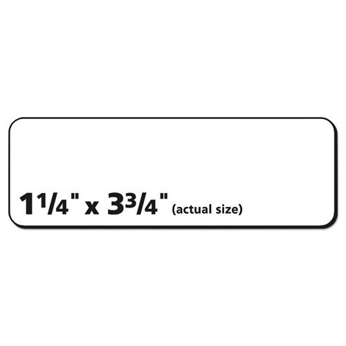 Vibrant Laser Color-print Labels W/ Sure Feed, 1 1/4 X 3 3/4, White, 300/pack Vibrant Laser Color-print Labels W/ Sure Feed, 1 1/4 X 3 3/4, White, 300/pack