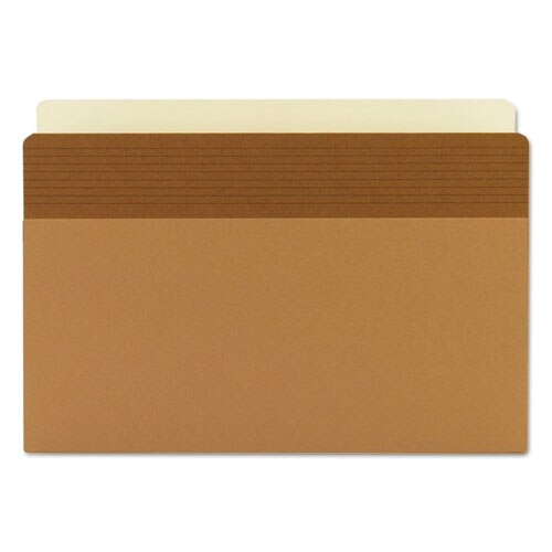 Easy Grip Pockets, 5.25" Expansion, Legal Size, Redrope, 10/box