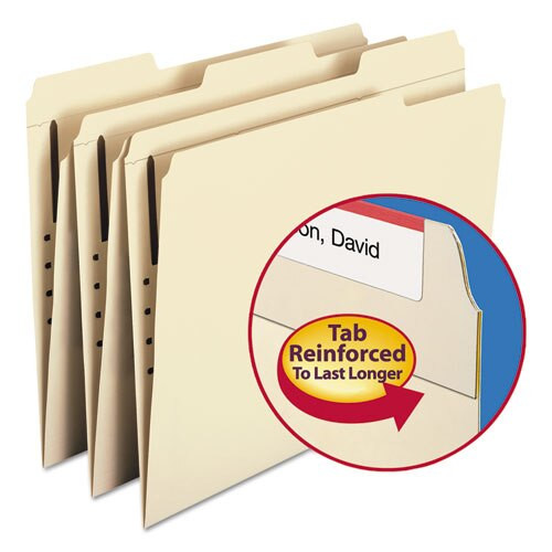 Top Tab 1-fastener Folders, 1/3-cut Tabs, Letter Size, 11 Pt. Manila, 50/box Top Tab 1-fastener Folders, 1/3-cut Tabs, Letter Size, 11 Pt. Manila, 50/box