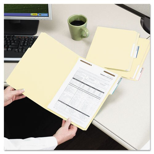 Top Tab 1-fastener Folders, 1/3-cut Tabs, Letter Size, 11 Pt. Manila, 50/box Top Tab 1-fastener Folders, 1/3-cut Tabs, Letter Size, 11 Pt. Manila, 50/box