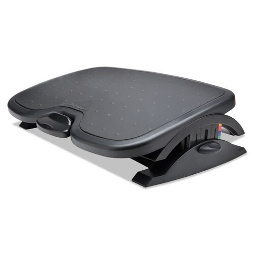 Solemate Plus Adjustable Footrest With Smartfit System, 21.9w X 3.7d X 14.2h, Black Solemate Plus Adjustable Footrest With Smartfit System, 21.9w X 3.7d X 14.2h, Black