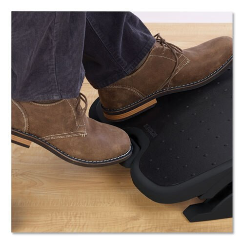 Solemate Plus Adjustable Footrest With Smartfit System, 21.9w X 3.7d X 14.2h, Black Solemate Plus Adjustable Footrest With Smartfit System, 21.9w X 3.7d X 14.2h, Black