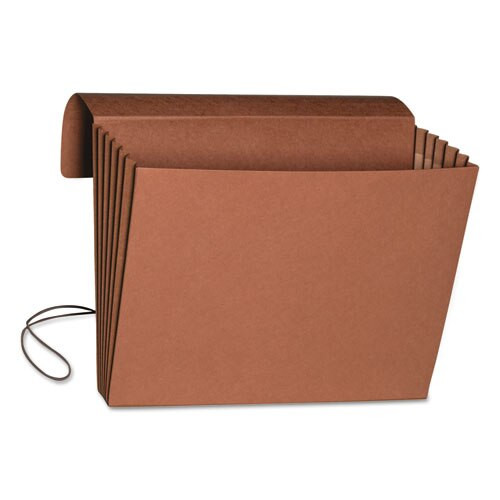 Extra-wide Expanding Wallets W/ Elastic Cord, 5.25" Expansion, 1 Section, Letter Size, Redrope Extra-wide Expanding Wallets W/ Elastic Cord, 5.25" Expansion, 1 Section, Letter Size, Redrope