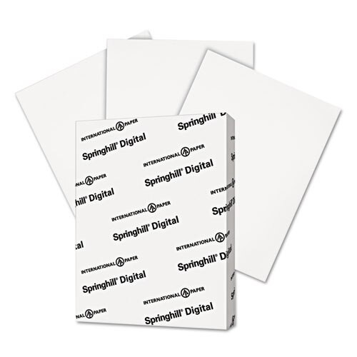 Digital Index White Card Stock, 92 Bright, 90lb, 8.5 X 11, White, 250/pack Digital Index White Card Stock, 92 Bright, 90lb, 8.5 X 11, White, 250/pack