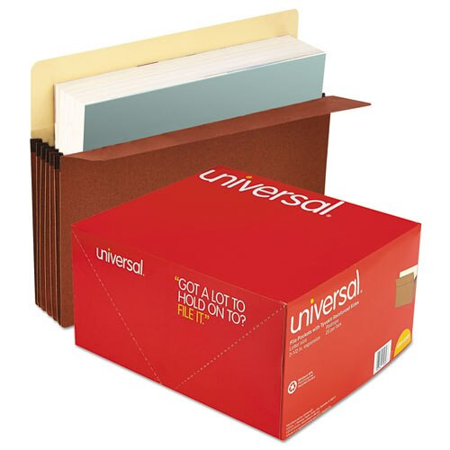 Redrope Expanding File Pockets, 3.5" Expansion, Letter Size, Redrope, 25/box Redrope Expanding File Pockets, 3.5" Expansion, Letter Size, Redrope, 25/box