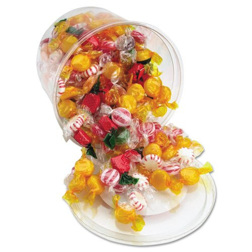 Fancy Assorted Hard Candy, Individually Wrapped, 2 Lb Resealable Plastic Tub Fancy Assorted Hard Candy, Individually Wrapped, 2 Lb Resealable Plastic Tub
