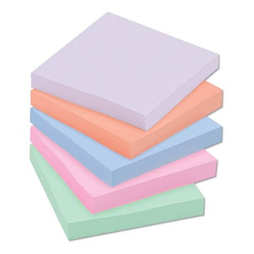Recycled Notes In Bali Colors, 3 X 3, 90-sheet, 12/pack Recycled Notes In Bali Colors, 3 X 3, 90-sheet, 12/pack