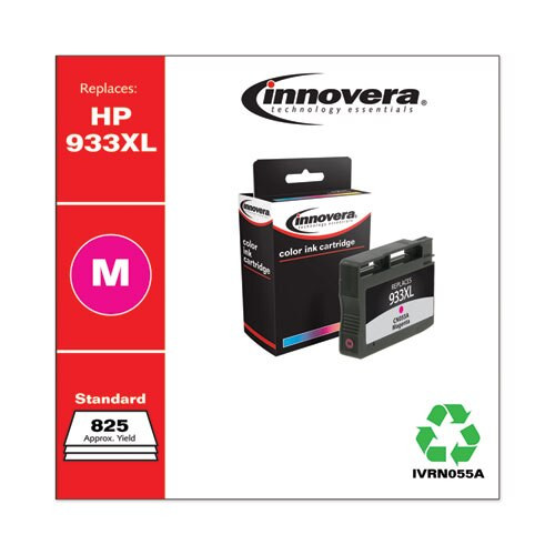 Remanufactured Magenta High-yield Ink, Replacement For Hp 933xl (cn055a), 825 Page Yield Remanufactured Magenta High-yield Ink, Replacement For Hp 933xl (cn055a), 825 Page Yield