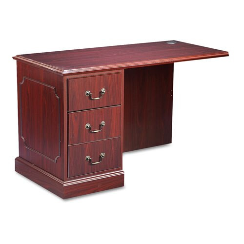 94000 Series "l" Workstation Left Return, 48w X 24d X 29-1/2h, Mahogany 94000 Series "l" Workstation Left Return, 48w X 24d X 29-1/2h, Mahogany