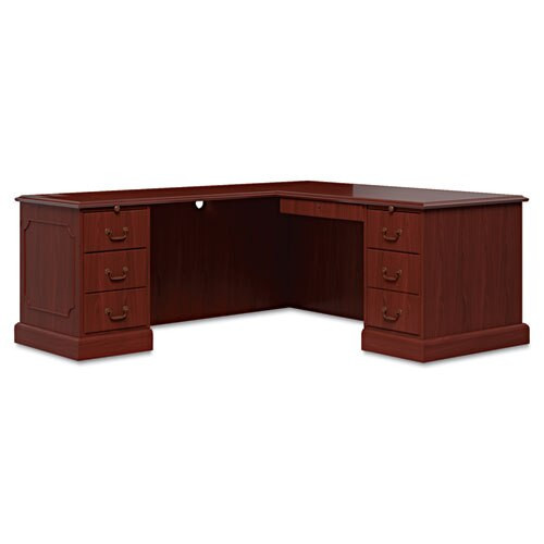 94000 Series "l" Workstation Left Return, 48w X 24d X 29-1/2h, Mahogany 94000 Series "l" Workstation Left Return, 48w X 24d X 29-1/2h, Mahogany