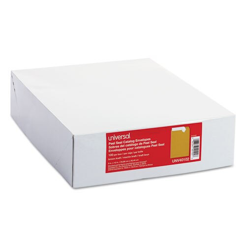 Peel Seal Strip Catalog Envelope, #10 1/2, De Flap, Self-adhesive Closure, 9 X 12, Natural Kraft, 100/box Peel Seal Strip Catalog Envelope, #10 1/2, De Flap, Self-adhesive Closure, 9 X 12, Natural Kraft, 100/box