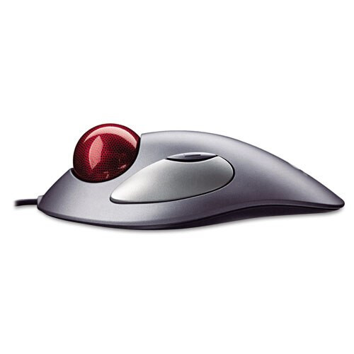 Trackman Marble Mouse, Usb 1.0, Left/right Hand Use, Gray/red Trackman Marble Mouse, Usb 1.0, Left/right Hand Use, Gray/red