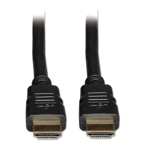 High Speed Hdmi Cable With Ethernet, Digital Video With Audio (m/m), 3 Ft, Black High Speed Hdmi Cable With Ethernet, Digital Video With Audio (m/m), 3 Ft, Black