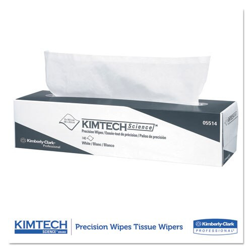 Precision Wipers, Pop-up Box, 2-ply, 14.7 X 16.6, White, 90/box Precision Wipers, Pop-up Box, 2-ply, 14.7 X 16.6, White, 90/box