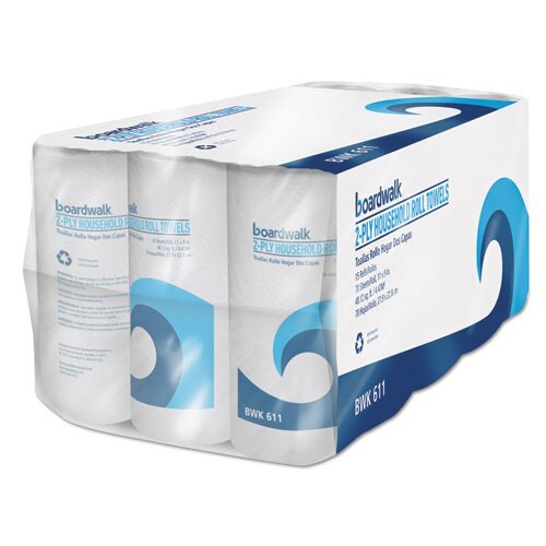 Office Packs Perforated Paper Towel Rolls, 2-ply, White, 5.5x11, 140/roll, 24/ct Office Packs Perforated Paper Towel Rolls, 2-ply, White, 5.5x11, 140/roll, 24/ct