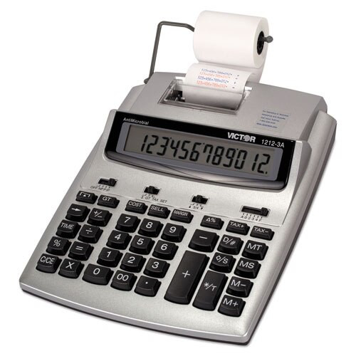 1212-3a Antimicrobial Printing Calculator, Blue/red Print, 2.7 Lines/sec 1212-3a Antimicrobial Printing Calculator, Blue/red Print, 2.7 Lines/sec