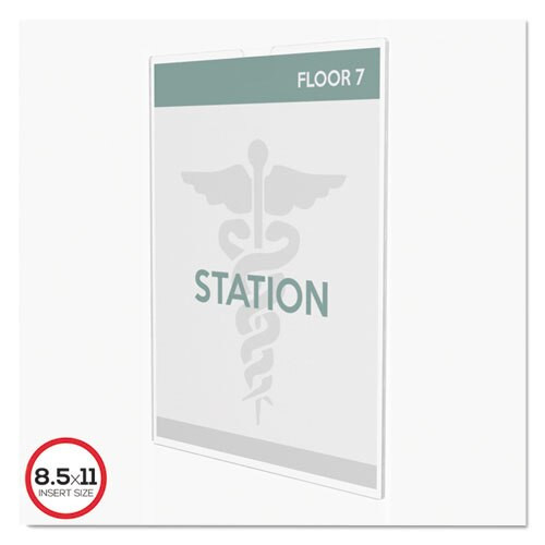 Superior Image Cubicle Sign Holder, 8 1/2 X 11 Insert, Clear Superior Image Cubicle Sign Holder, 8 1/2 X 11 Insert, Clear