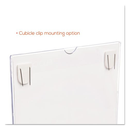 Superior Image Cubicle Sign Holder, 8 1/2 X 11 Insert, Clear Superior Image Cubicle Sign Holder, 8 1/2 X 11 Insert, Clear