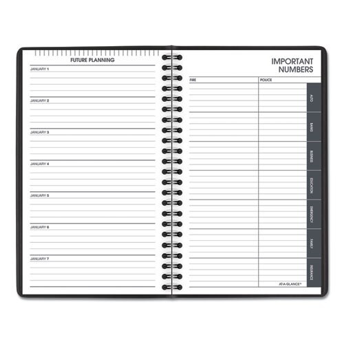Daily Appointment Book With 15-minute Appointments, 8.5 X 5.5, Black, 2021 Daily Appointment Book With 15-minute Appointments, 8.5 X 5.5, Black, 2021