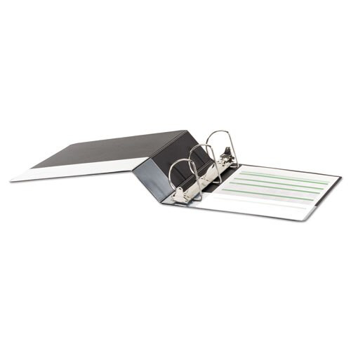 Deluxe Non-view D-ring Binder With Label Holder, 3 Rings, 3" Capacity, 11 X 8.5, Black Deluxe Non-view D-ring Binder With Label Holder, 3 Rings, 3" Capacity, 11 X 8.5, Black