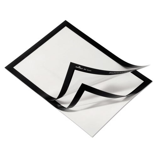 Duraframe Sign Holder, 8 1/2 X 11, Black Frame, 2 Per Pack Duraframe Sign Holder, 8 1/2 X 11, Black Frame, 2 Per Pack