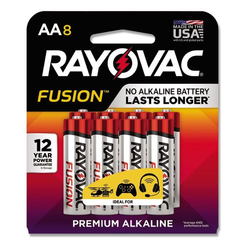 Fusion Advanced Alkaline Aa Batteries, 8/pack Fusion Advanced Alkaline Aa Batteries, 8/pack