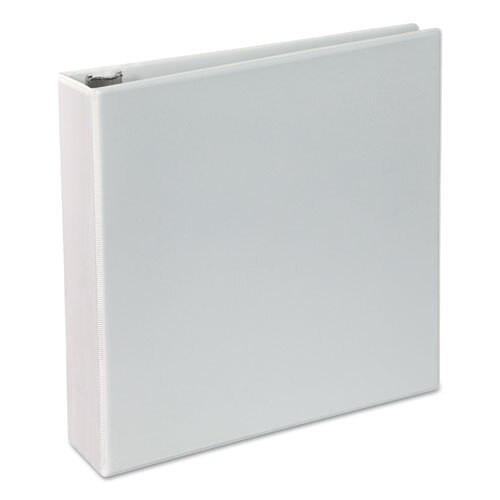 Deluxe Round Ring View Binder, 3 Rings, 2" Capacity, 11 X 8.5, White Deluxe Round Ring View Binder, 3 Rings, 2" Capacity, 11 X 8.5, White