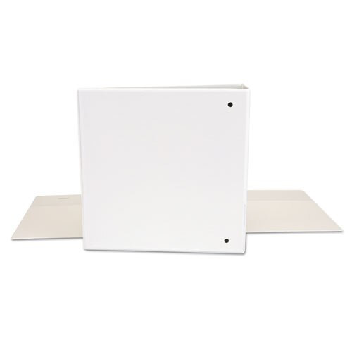Deluxe Round Ring View Binder, 3 Rings, 2" Capacity, 11 X 8.5, White Deluxe Round Ring View Binder, 3 Rings, 2" Capacity, 11 X 8.5, White