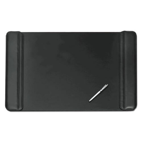 Sagamore Desk Pad W/flip-open Side Panels, 36 X 20, Black Sagamore Desk Pad W/flip-open Side Panels, 36 X 20, Black