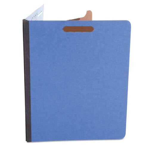 Bright Colored Pressboard Classification Folders, 1 Divider, Letter Size, Cobalt Blue, 10/box Bright Colored Pressboard Classification Folders, 1 Divider, Letter Size, Cobalt Blue, 10/box