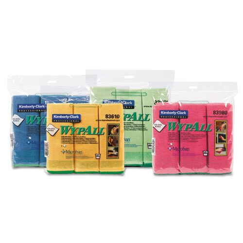 Microfiber Cloths, Reusable, 15 3/4 X 15 3/4, Green, 6/pack Microfiber Cloths, Reusable, 15 3/4 X 15 3/4, Green, 6/pack