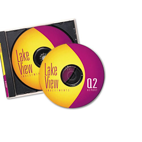 Inkjet Cd Labels, Matte White, 40/pack Inkjet Cd Labels, Matte White, 40/pack
