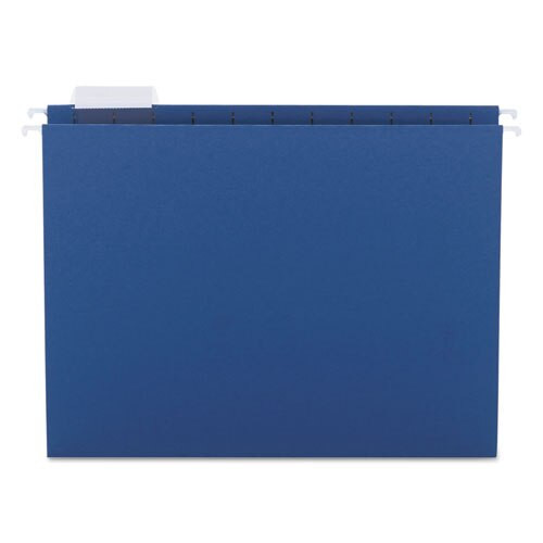 Colored Hanging File Folders, Letter Size, 1/5-cut Tab, Navy, 25/box Colored Hanging File Folders, Letter Size, 1/5-cut Tab, Navy, 25/box