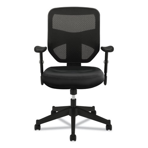 Vl531 Mesh High-back Task Chair With Adjustable Arms, Supports Up To 250 Lbs., Black Seat/black Back, Black Base Vl531 Mesh High-back Task Chair With Adjustable Arms, Supports Up To 250 Lbs., Black Seat/black Back, Black Base
