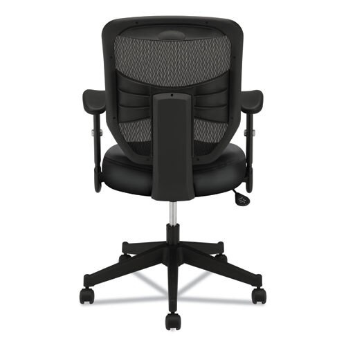 Vl531 Mesh High-back Task Chair With Adjustable Arms, Supports Up To 250 Lbs., Black Seat/black Back, Black Base Vl531 Mesh High-back Task Chair With Adjustable Arms, Supports Up To 250 Lbs., Black Seat/black Back, Black Base