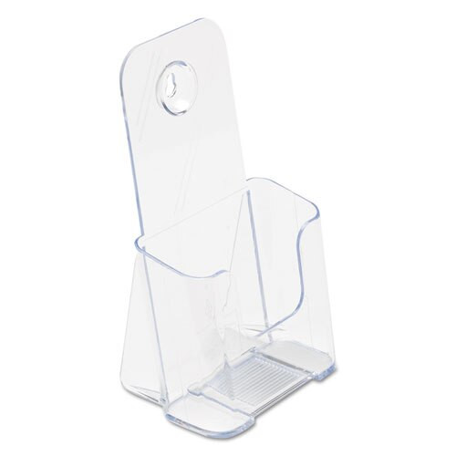 Docuholder For Countertop/wall-mount, Leaflet Size, 4.25w X 3.25d X 7.75h, Clear Docuholder For Countertop/wall-mount, Leaflet Size, 4.25w X 3.25d X 7.75h, Clear