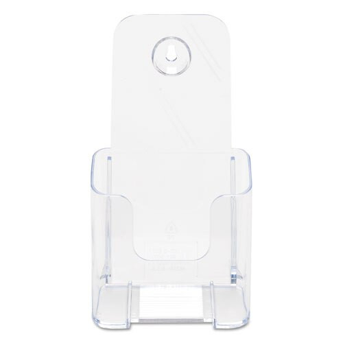 Docuholder For Countertop/wall-mount, Leaflet Size, 4.25w X 3.25d X 7.75h, Clear Docuholder For Countertop/wall-mount, Leaflet Size, 4.25w X 3.25d X 7.75h, Clear