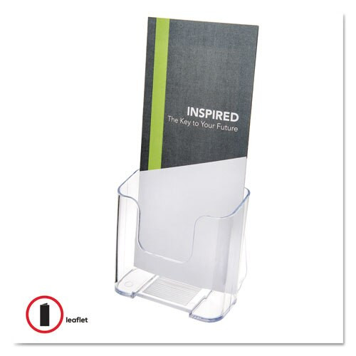Docuholder For Countertop/wall-mount, Leaflet Size, 4.25w X 3.25d X 7.75h, Clear Docuholder For Countertop/wall-mount, Leaflet Size, 4.25w X 3.25d X 7.75h, Clear