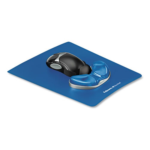 Gel Wrist Support W/attached Mouse Pad, Black Gel Wrist Support W/attached Mouse Pad, Black