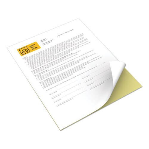 Revolution Digital Carbonless Paper, 2-part, 8.5 X 11, Canary/white, 5, 000/carton Revolution Digital Carbonless Paper, 2-part, 8.5 X 11, Canary/white, 5, 000/carton